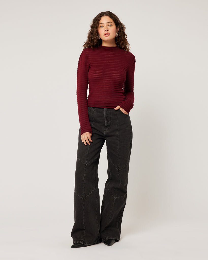 Rolla's Edgar Top - Oxblood
