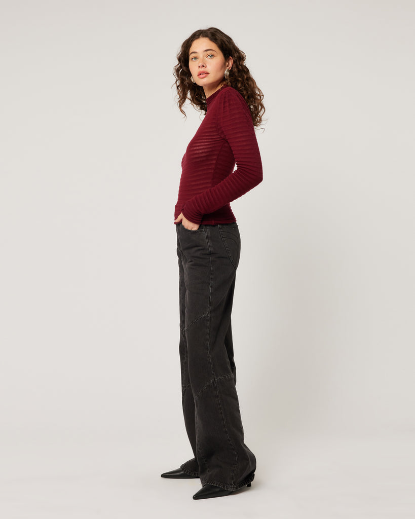 Rolla's Edgar Top - Oxblood