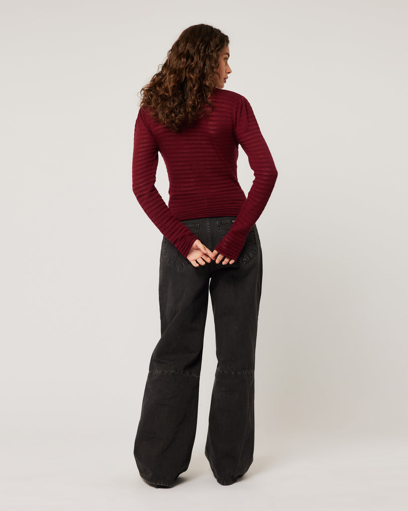 Rolla's Edgar Top - Oxblood