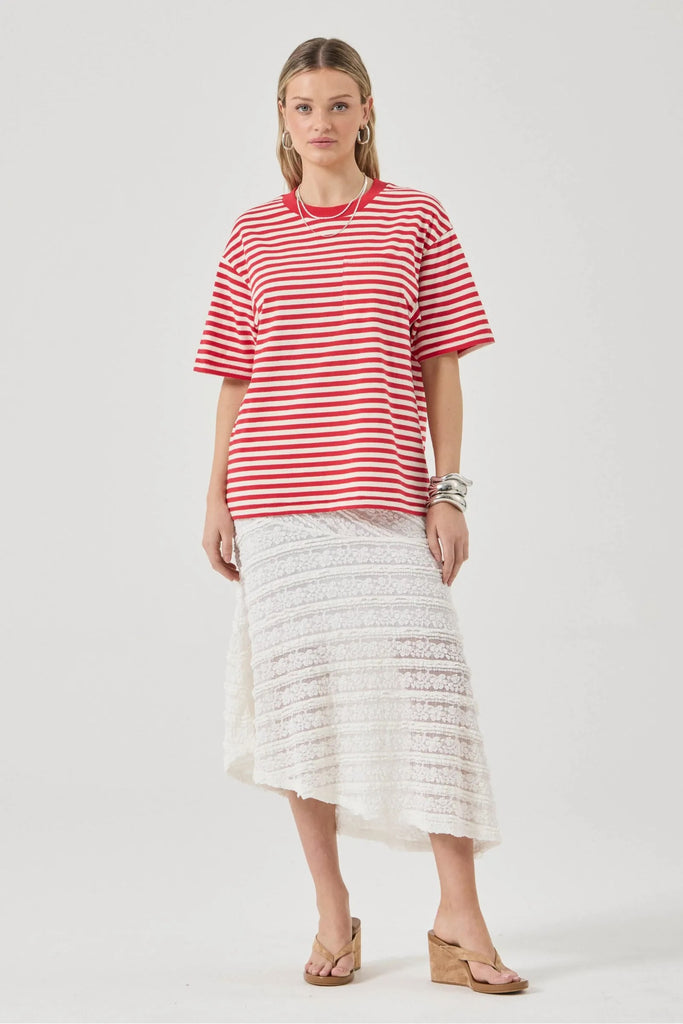 Rolla's Off Duty Tee - Candy Stripe