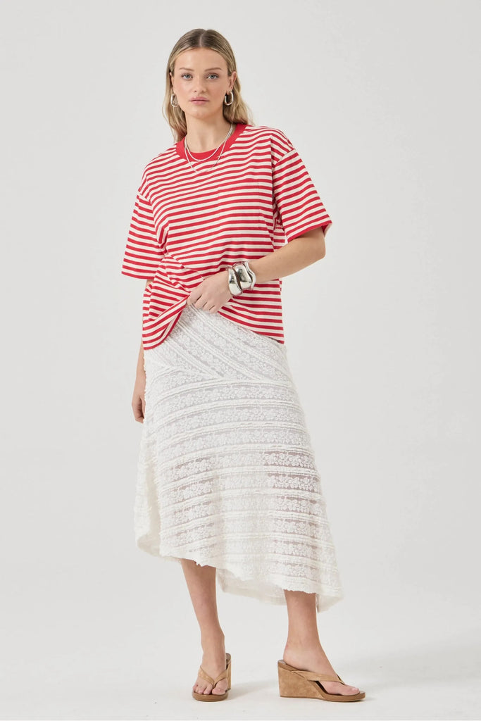 Rolla's Off Duty Tee - Candy Stripe
