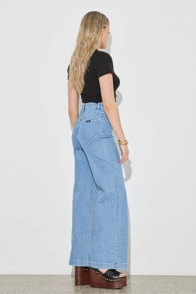 Rolla's Sailor Long Jean - Lily Blue