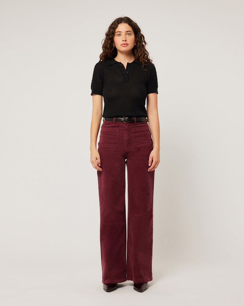 Rolla's Sailor Long Cord - Oxblood