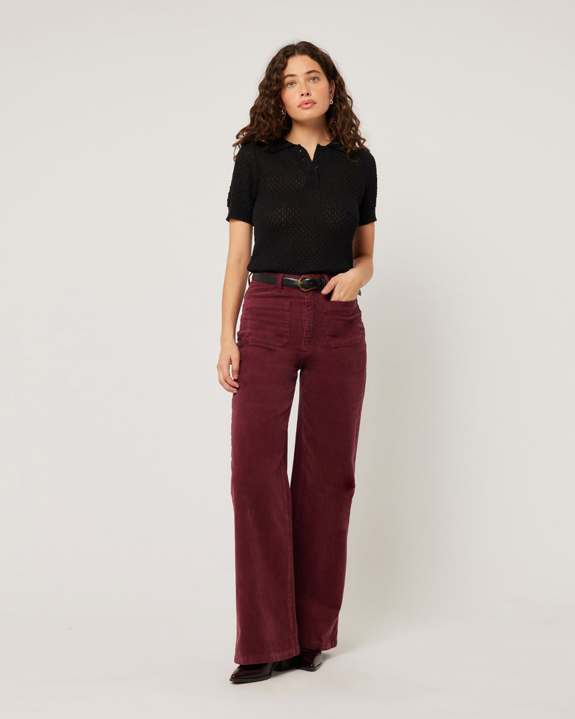 Rolla's Sailor Long Cord - Oxblood