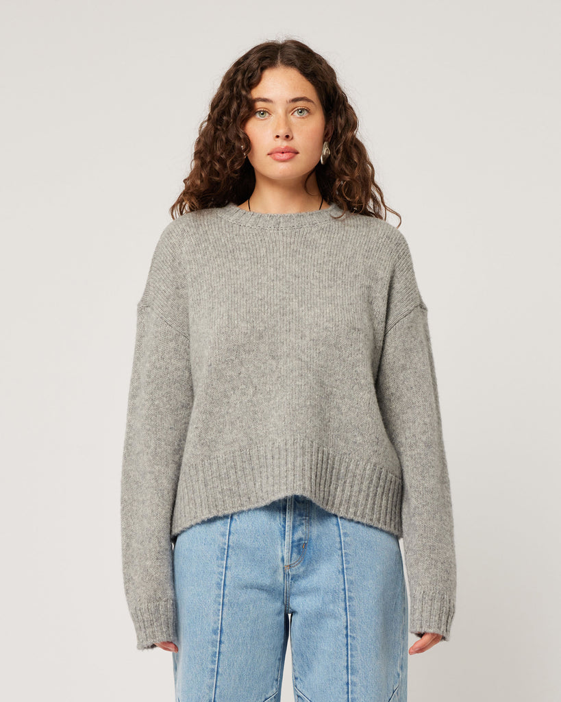 Rolla's Tomboy Merino Knit - Grey Marle