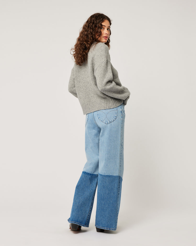 Rolla's Tomboy Merino Knit - Grey Marle