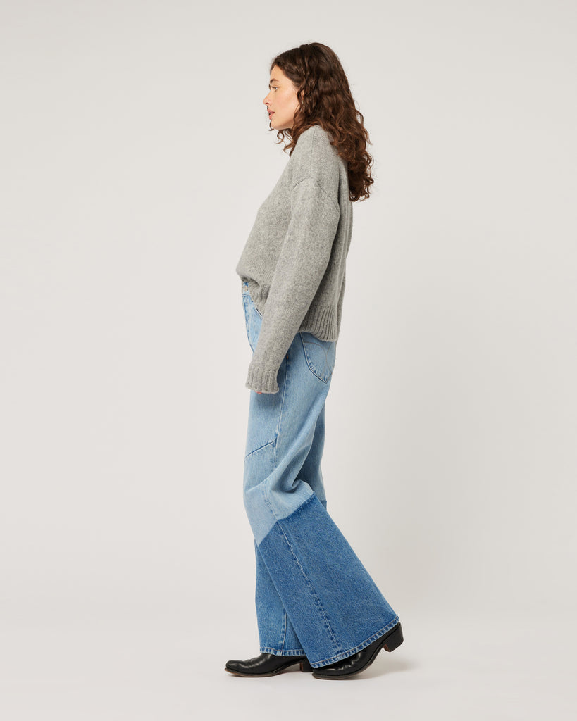 Rolla's Tomboy Merino Knit - Grey Marle