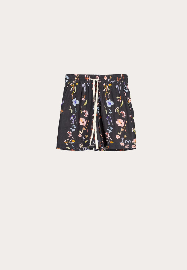 Nancybird Iris Shorts - Watercolour Charcoal