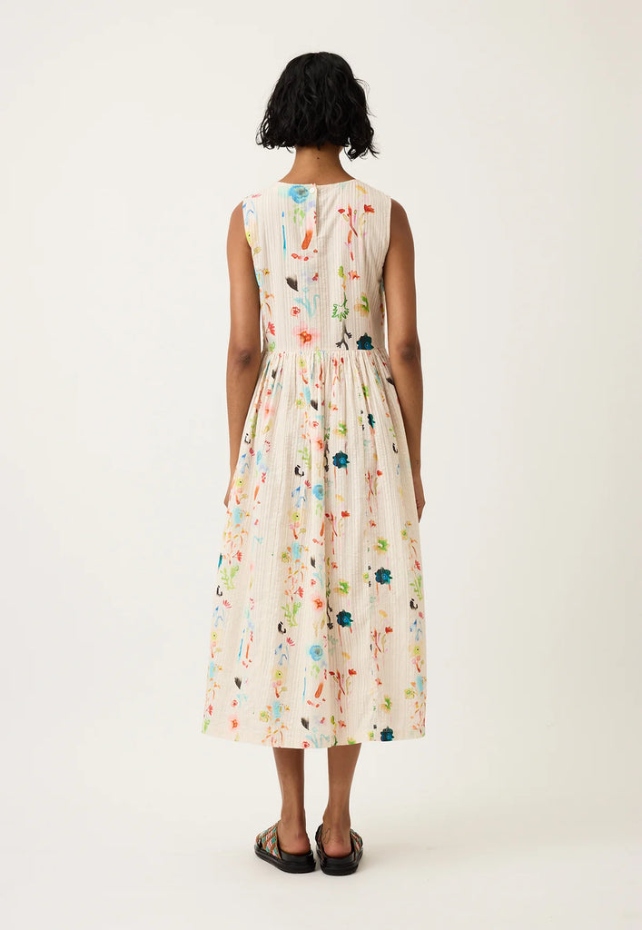 Nancybird Khai Dress - Watercolour Cream
