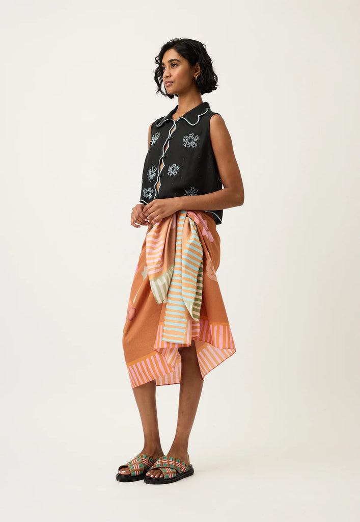 Nancybird Sarong - Watercolour Ochre