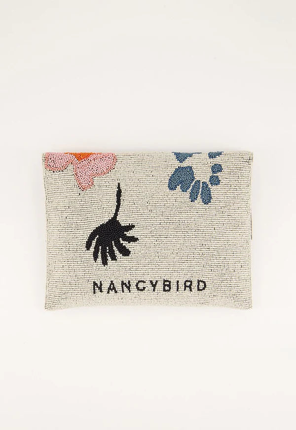 Nancybird Fold Clutch - Watercolour