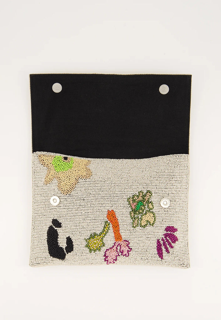 Nancybird Fold Clutch - Watercolour