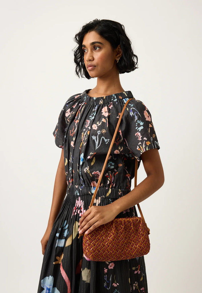 Nancybird Woven Clutch - Ochre