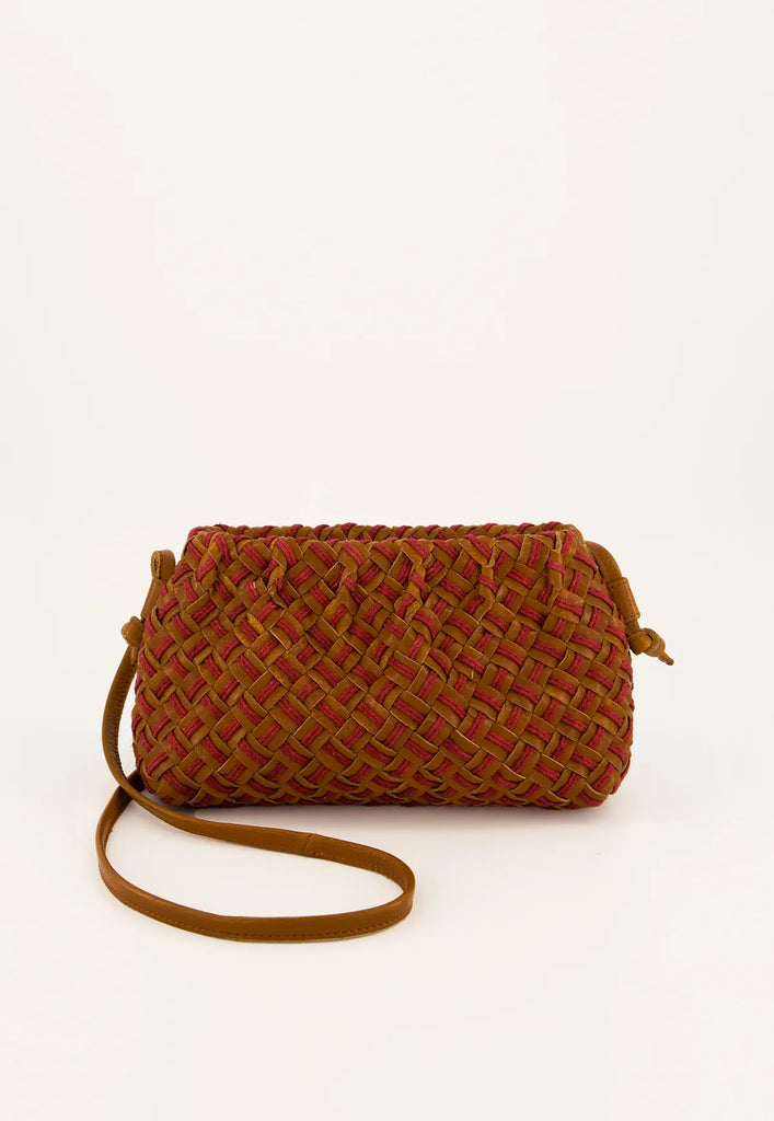 Nancybird Woven Clutch - Ochre