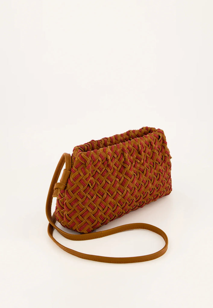 Nancybird Woven Clutch - Ochre