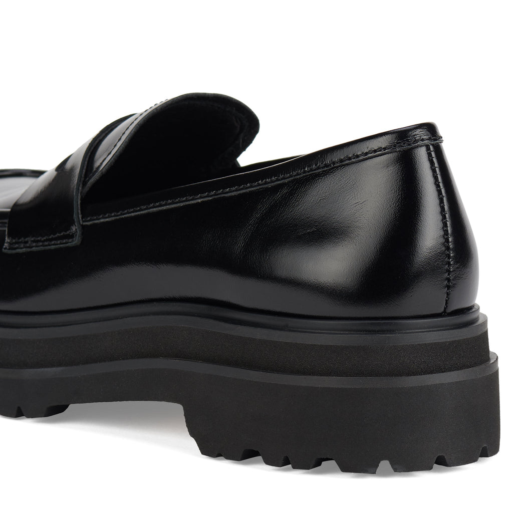 Rollie Loafer Step Square Toe - Black Patent