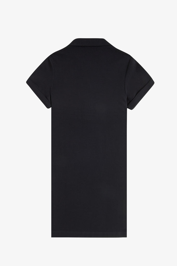 Fred Perry x Amy Winehouse Pocket Detail Pique Dress - Black