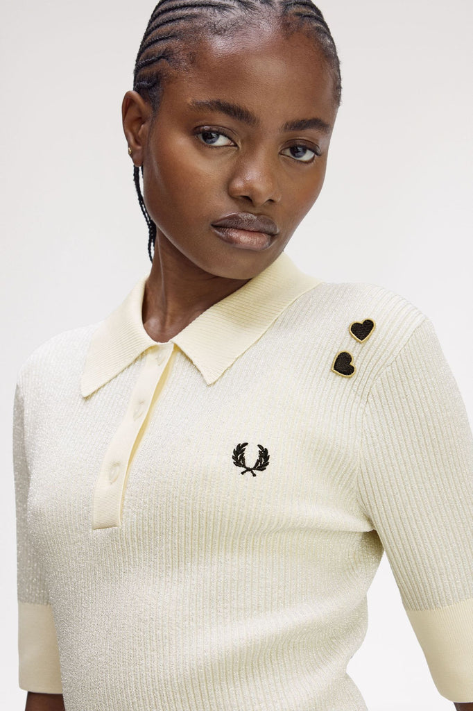 Fred Perry X Amy Winehouse Metallic Rib Polo
