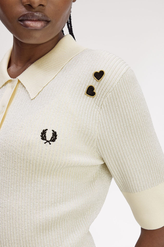 Fred Perry X Amy Winehouse Metallic Rib Polo