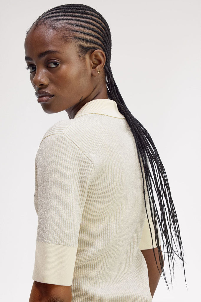 Fred Perry X Amy Winehouse Metallic Rib Polo