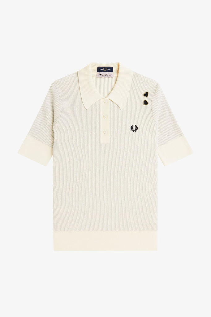 Fred Perry X Amy Winehouse Metallic Rib Polo