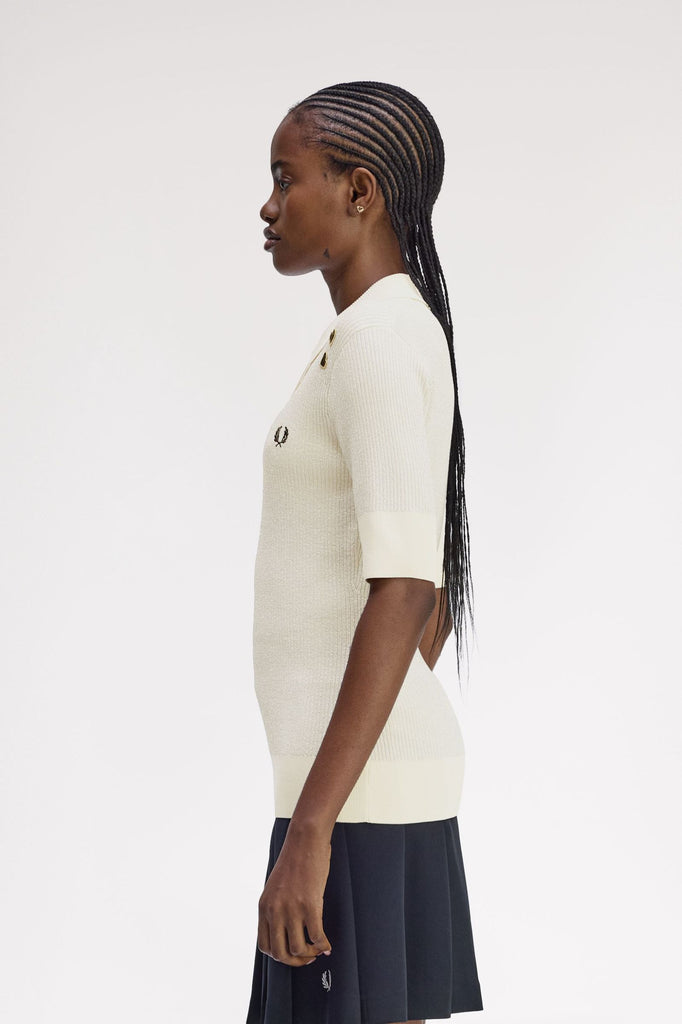 Fred Perry X Amy Winehouse Metallic Rib Polo