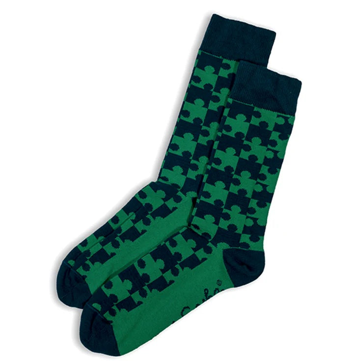 Otto & Spike Cotton Socks - Jigsaw