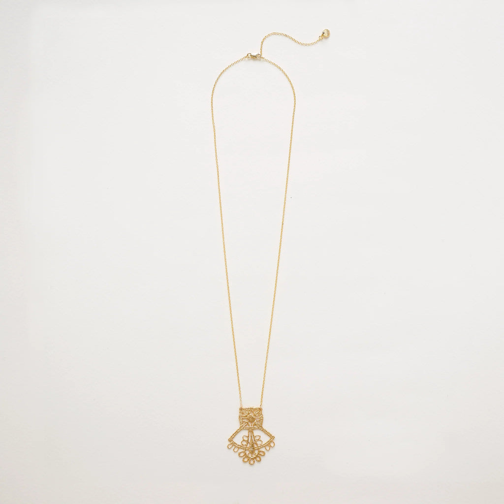 Geneine Honey Saint-Etienne Lace Necklace