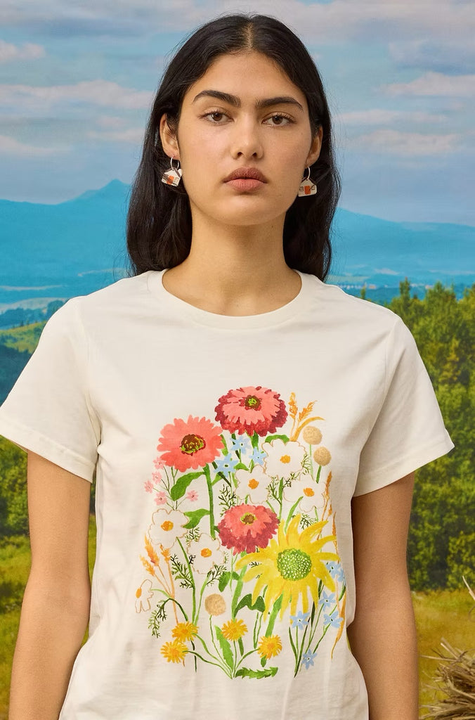 Togetherness Flowers At The Gate Tee