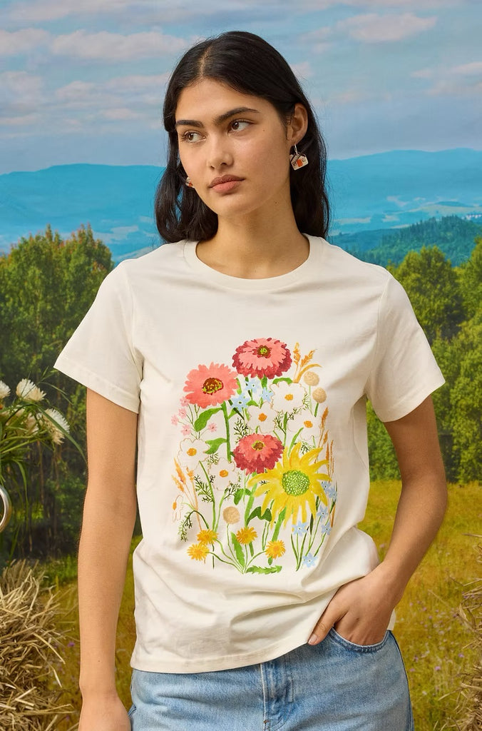 Togetherness Flowers At The Gate Tee