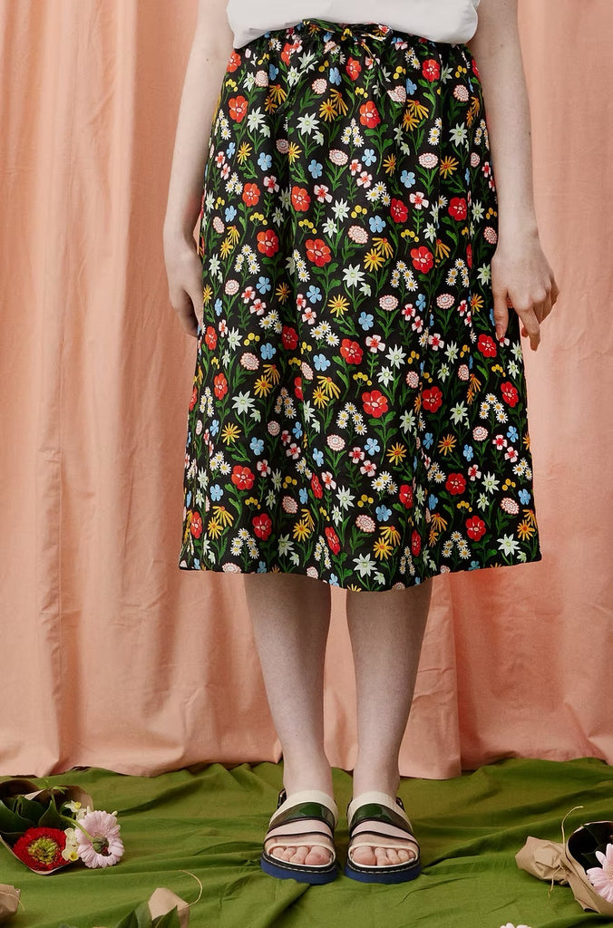 Togetherness Anise Skirt - Flower Market