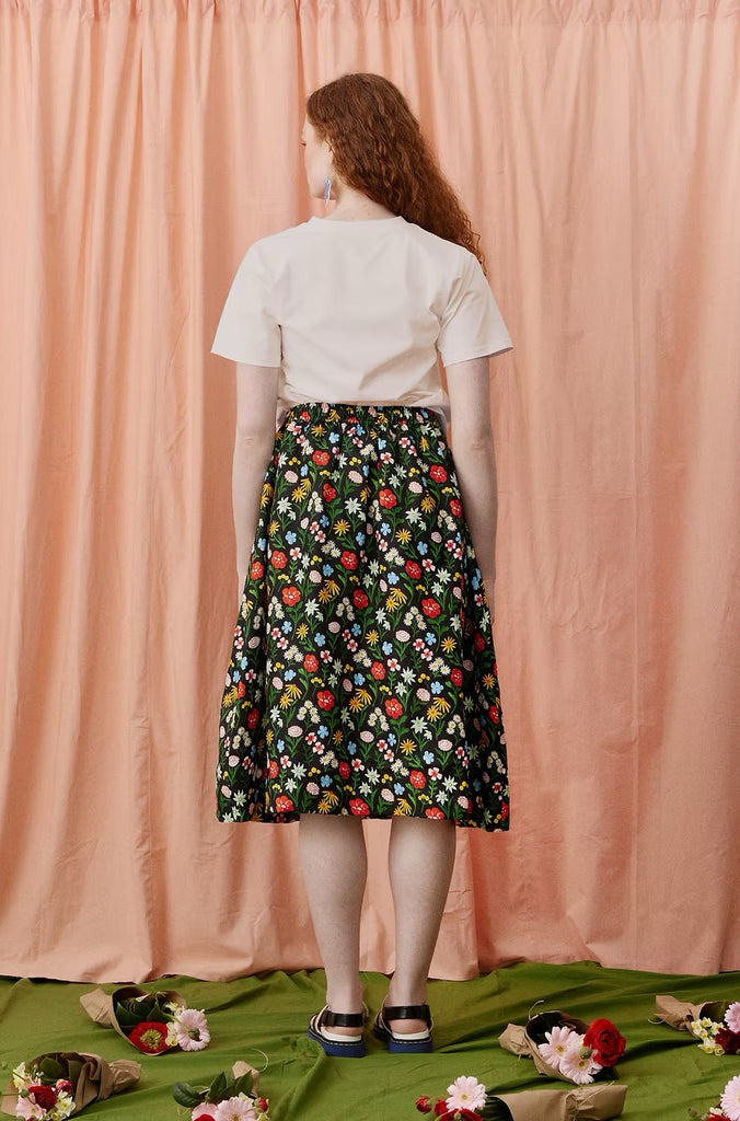 Togetherness Anise Skirt - Flower Market