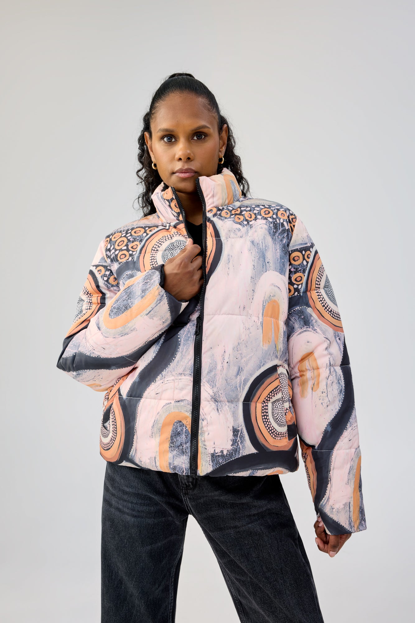 Unreal Fur X Miimi Jiinda Baarlu Puffer Jacket I Dream a Highway
