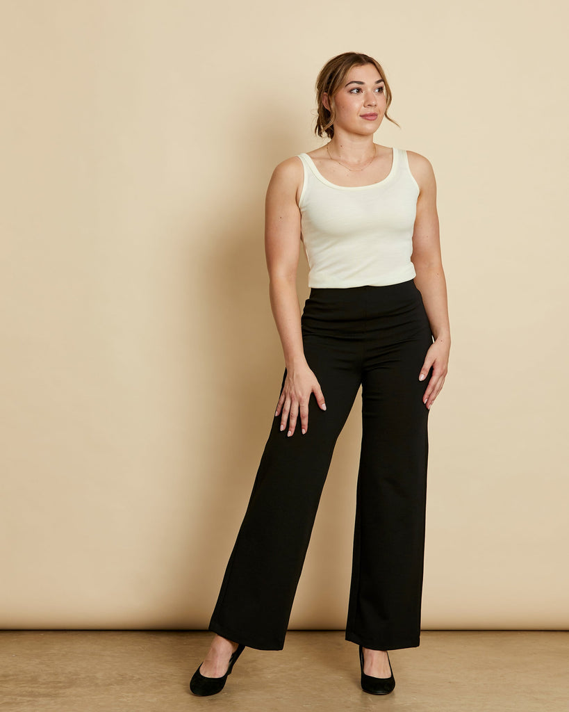 Woolerina Wide Leg Ponte Pant