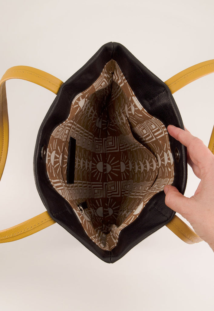 Nancybird Pocket Tote - Pansies