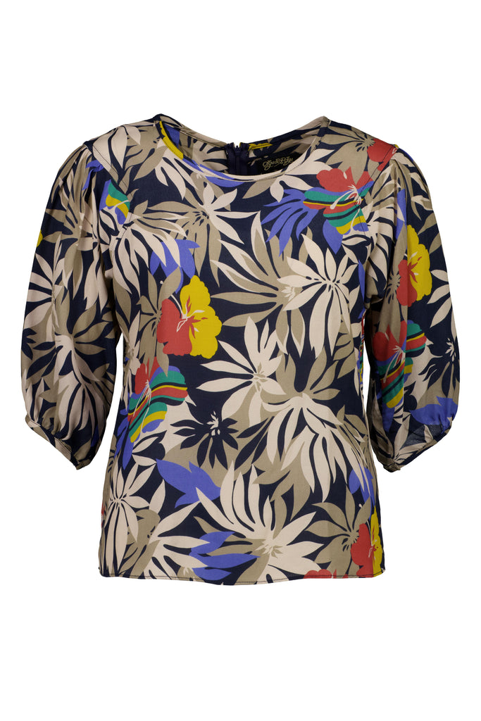 Olga De Polga Wildflowers Blouse - Black