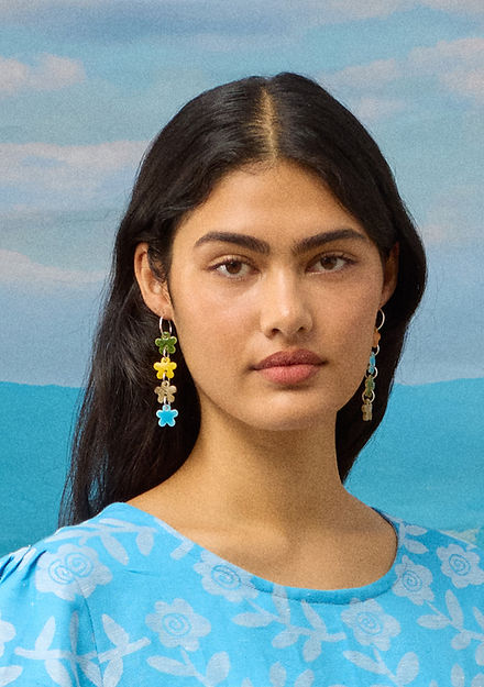 Togetherness Drop Earrings - Chainmail