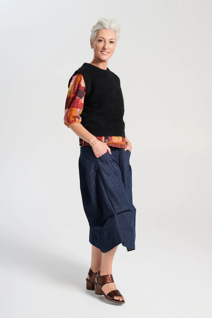 Olga De Polga Aspen Knit Vest - Black