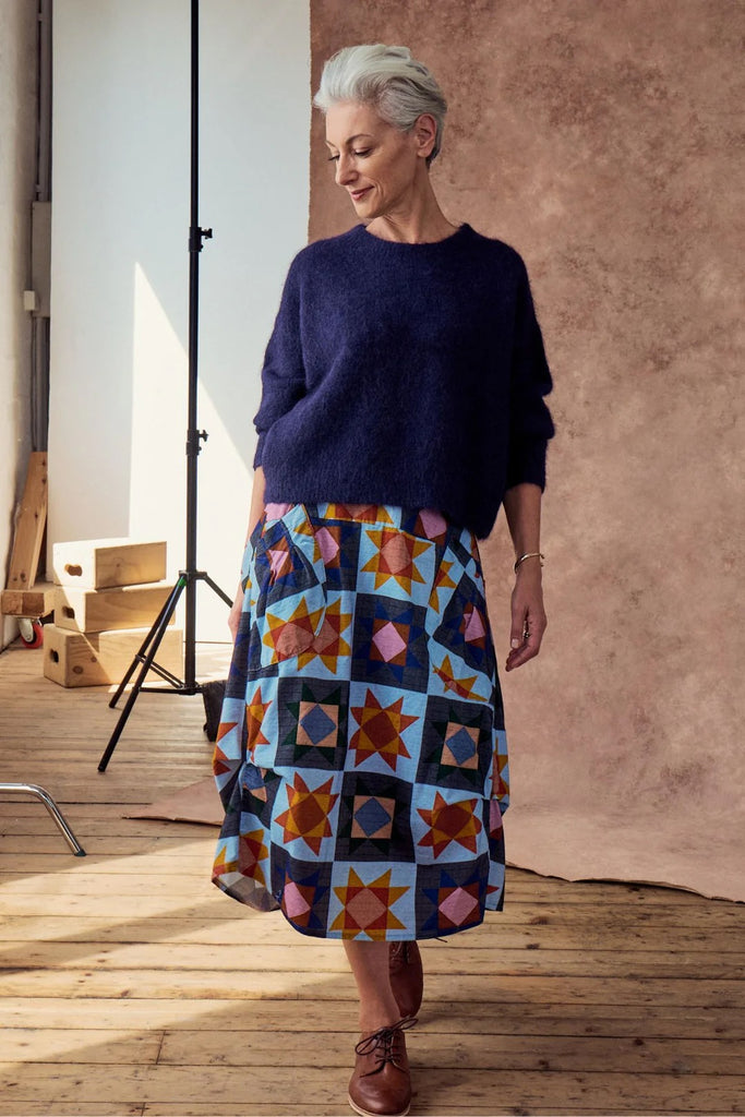Olga De Polga Aspen Knit Sweater - Navy