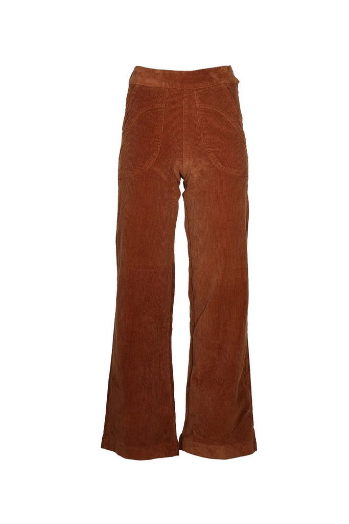 Olga De Polga Peggy Lou Long Cord Pants - Caramel