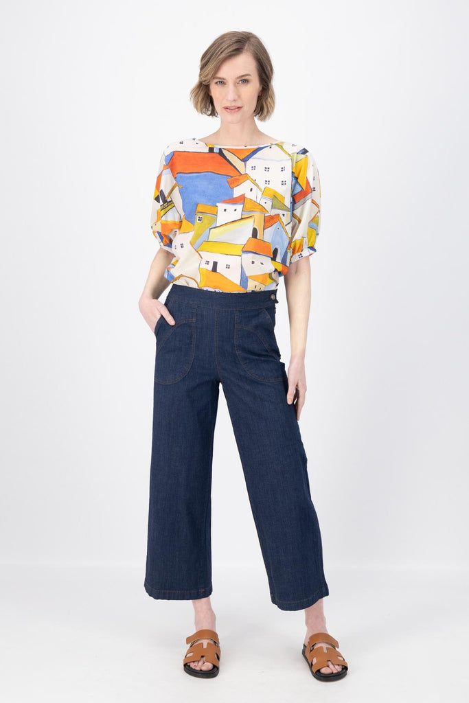 Olga De Polga Peggy Ligera Pants - Dark Wash