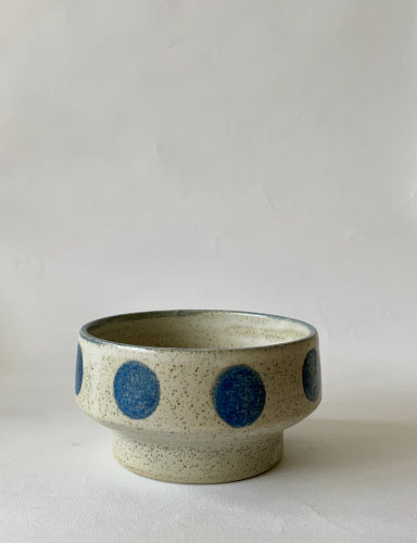 Adele Macer Dotty Bowl - Blue