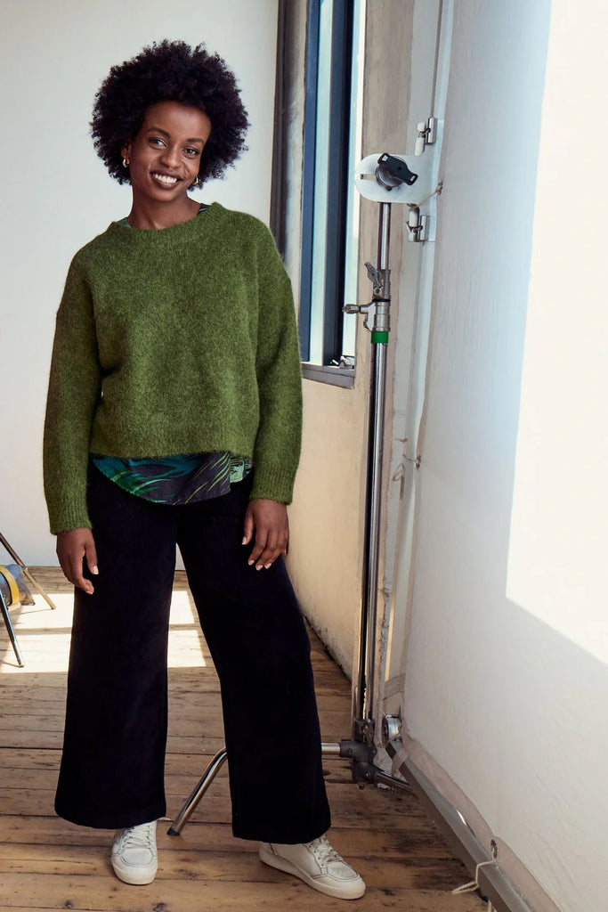 Olga De Polga Aspen Knit Sweater - Moss