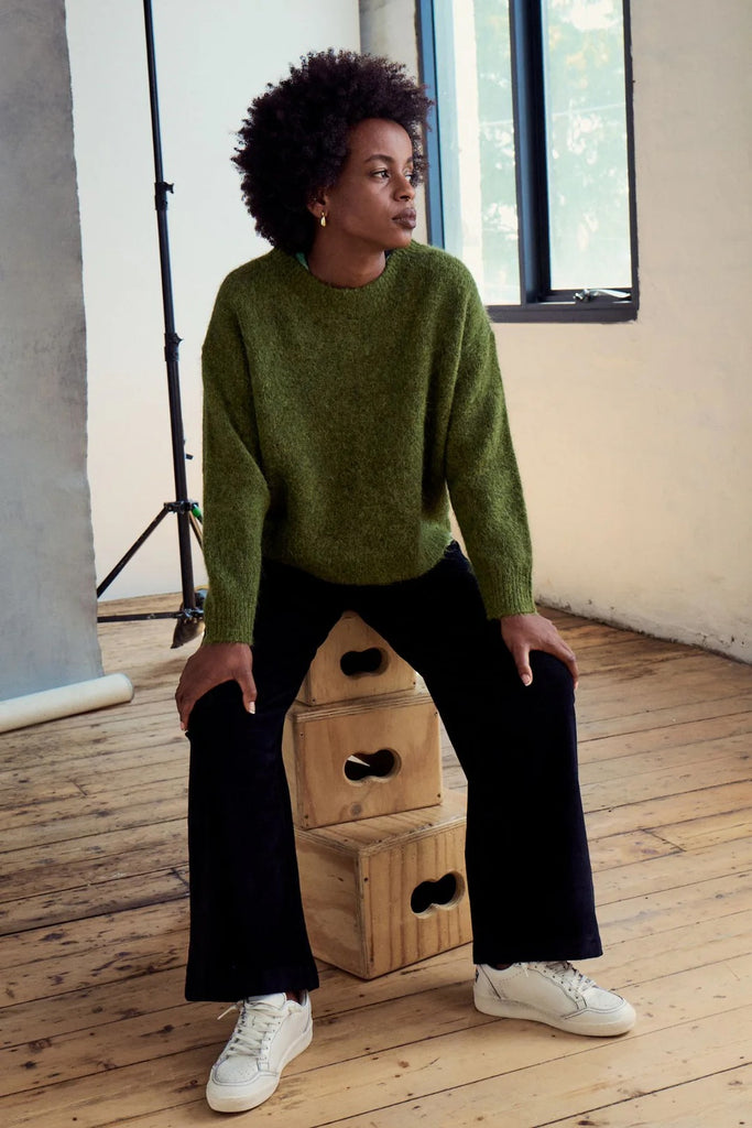Olga De Polga Aspen Knit Sweater - Moss