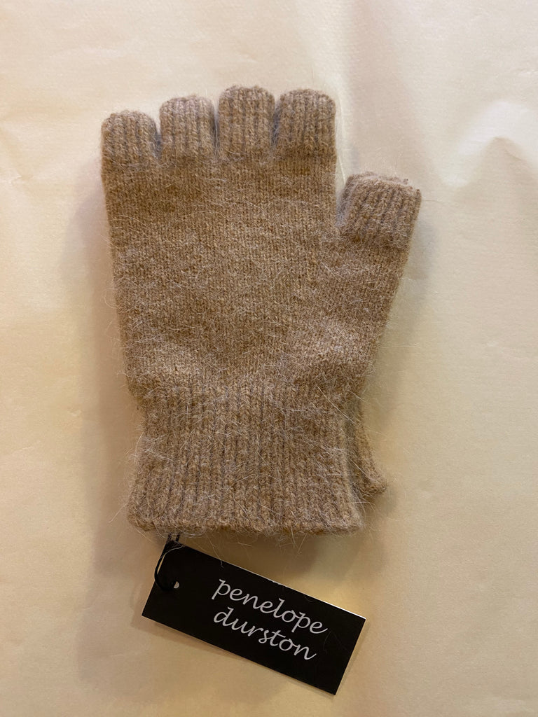 Penelope Durston Angora/Lambswool Fingerless Glove - Short