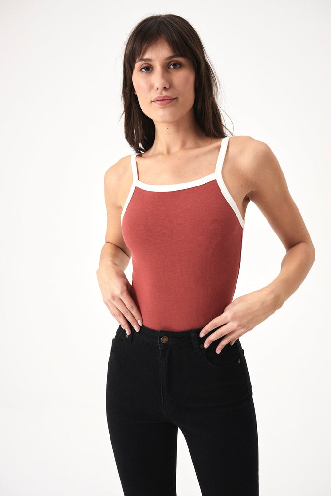 Rolla's Organic Naomi Tank - Brick