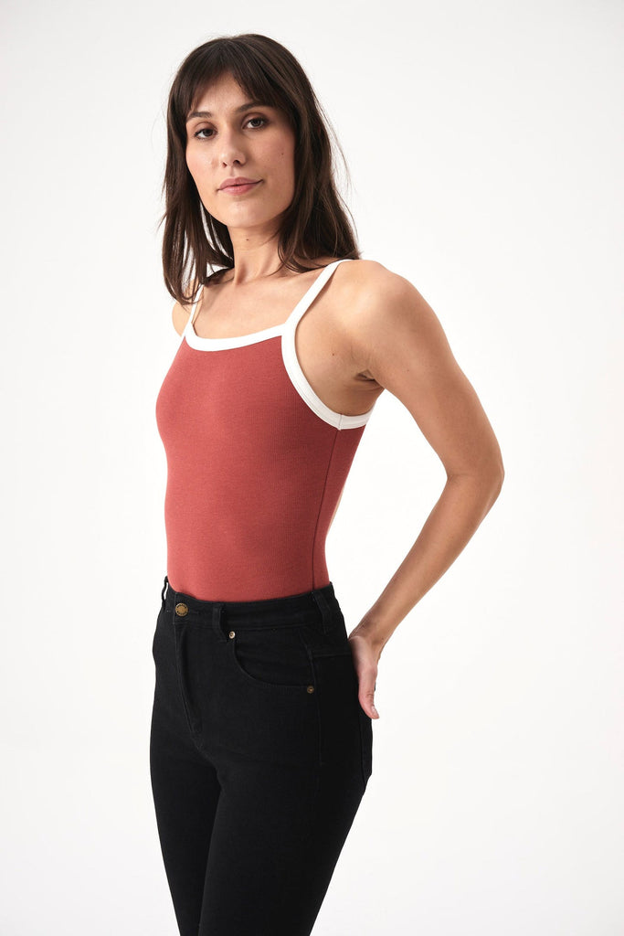Rolla's Organic Naomi Tank - Brick
