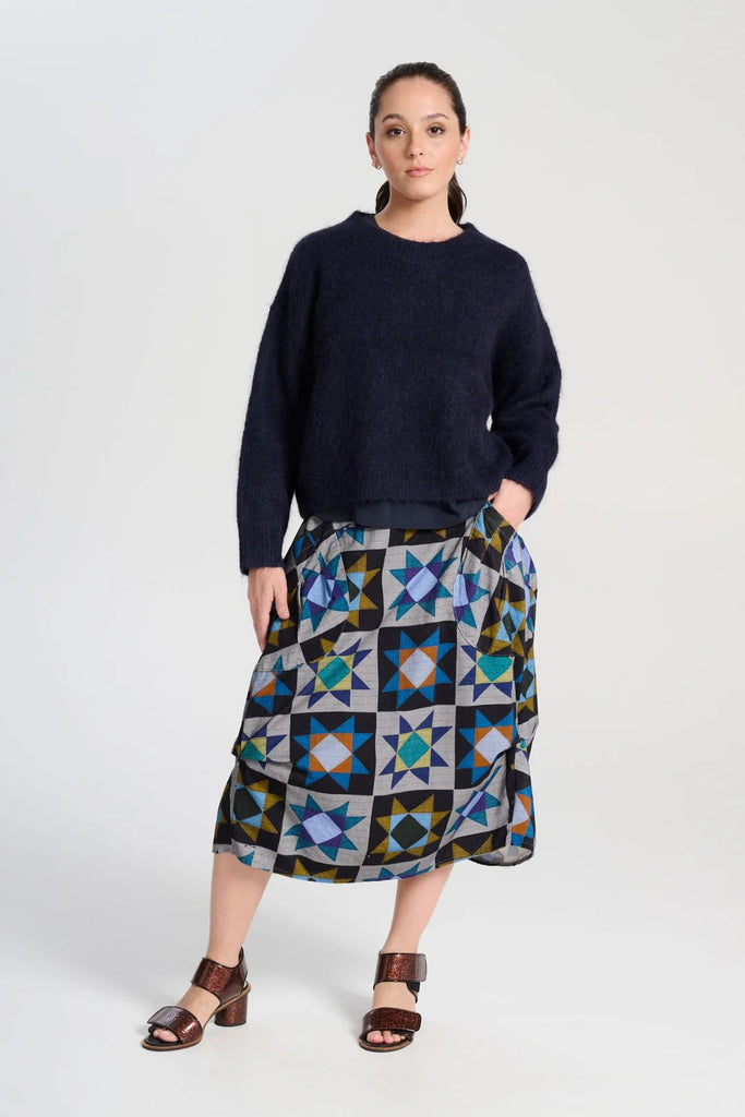 Olga De Polga Aspen Knit Sweater - Navy