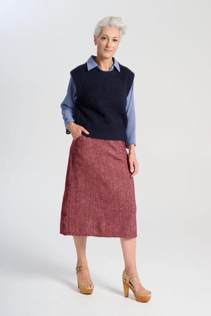 Olga De Polga Aspen Knit Vest - Navy