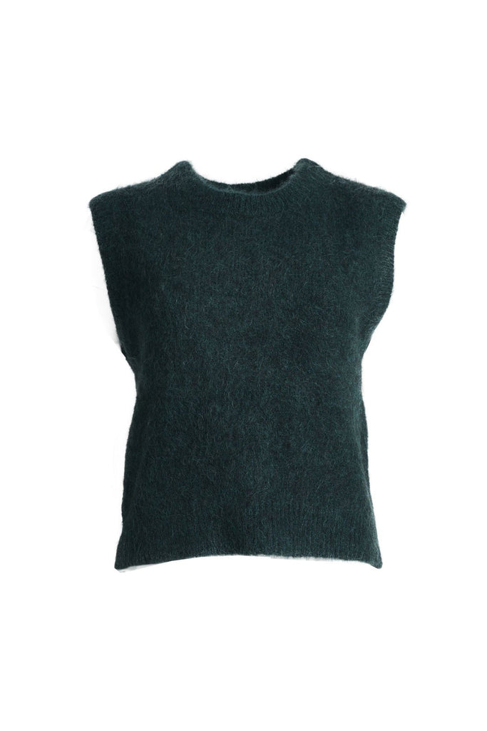 Olga De Polga Aspen Knit Vest - Teal